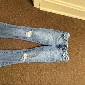 Kensie Light Blue Distressed Skinny Jeans